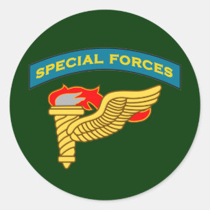 SF Q-tab and Pathfinder badge Classic Round Sticker