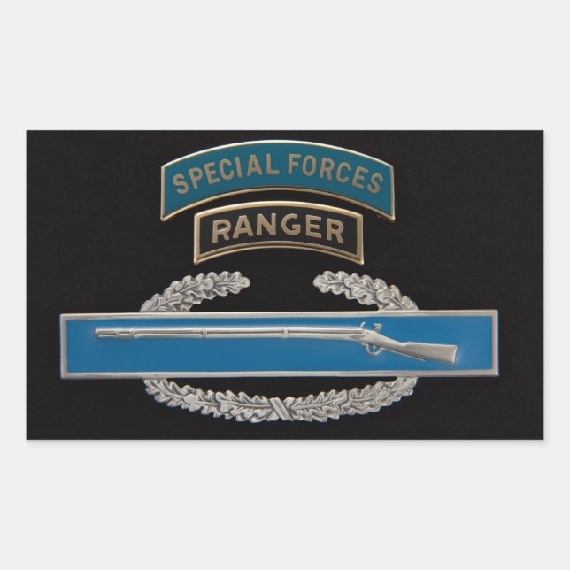 SF Ranger CIB Rectangular Sticker (Front)