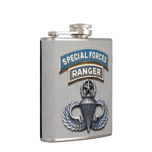 SF Ranger Master Airborne Hip Flask