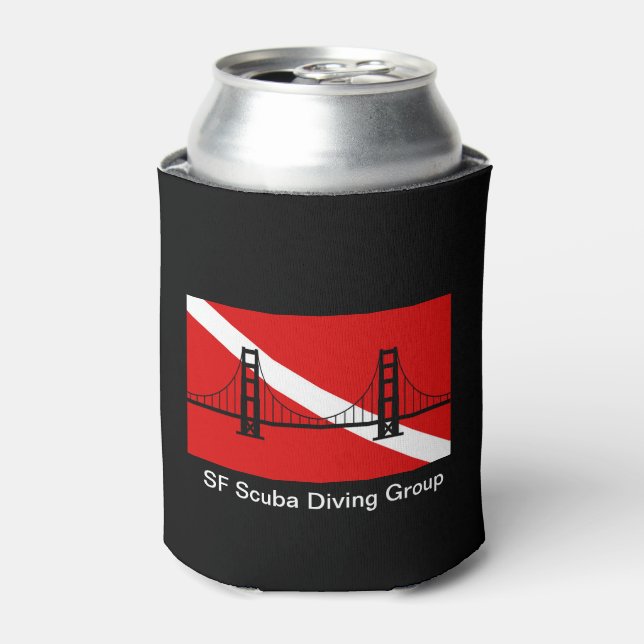 SF Scuba Diving Group logo can cooler (Can Front)