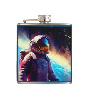 SF Space Hero 1 Hip Flask