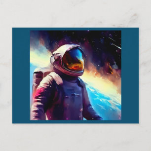 SF Space Hero 1 Postcard