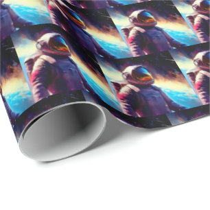 SF Space Hero 1 Wrapping Paper