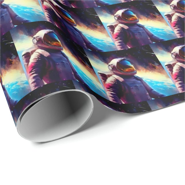 SF Space Hero 1 Wrapping Paper (Roll Corner)