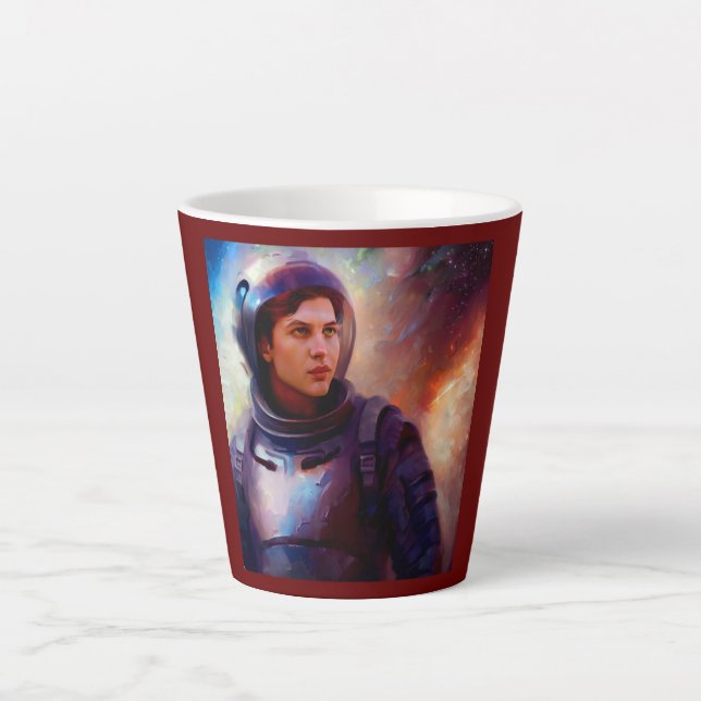 SF Space Hero 4 Latte Mug (Front)