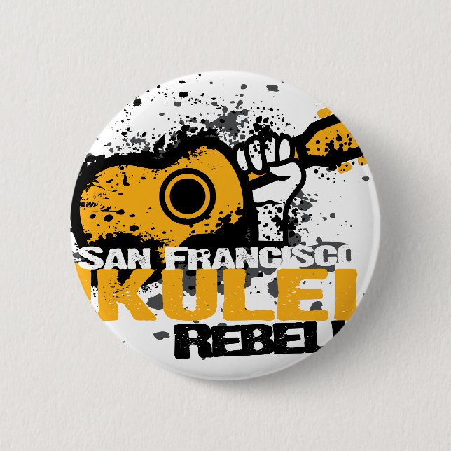 sf Ukulele Logo 6 Cm Round Badge (Front)