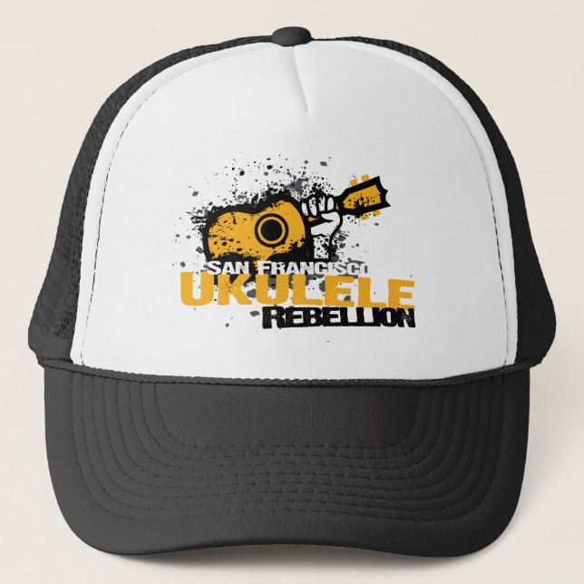 sf Ukulele Logo Trucker Hat (Front)