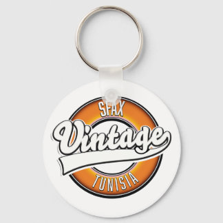 Sfax tunisia vintage style logo key ring