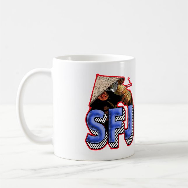 SFJ Podcast Monkey Mug (Left)