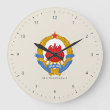 SFR Yugoslavia State Emblem on an Ivory Dial