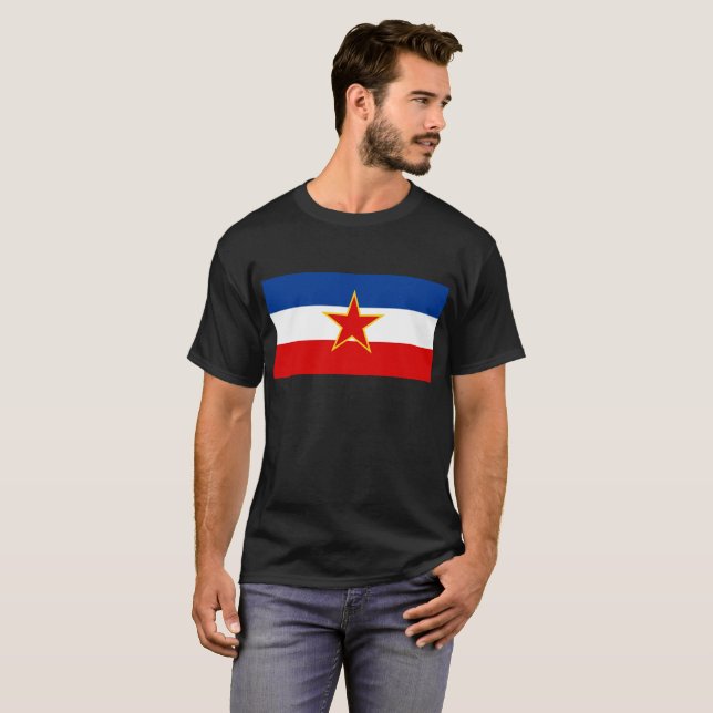 SFRJ Yugoslavia Flag T-Shirt (Front Full)