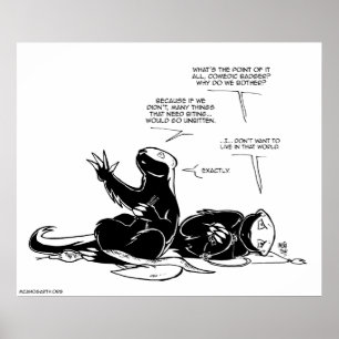 SFWA Honey Badgers: Sad Unbitten Things Poster