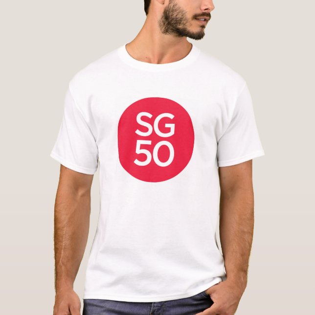 SG50 Man T-Shirts (Front)