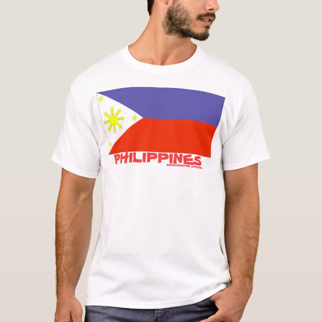 SG Flag (philippines) T-Shirt (Front)