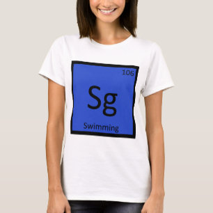 Sg - Swimming Sports Chemistry Periodic Table T-Shirt