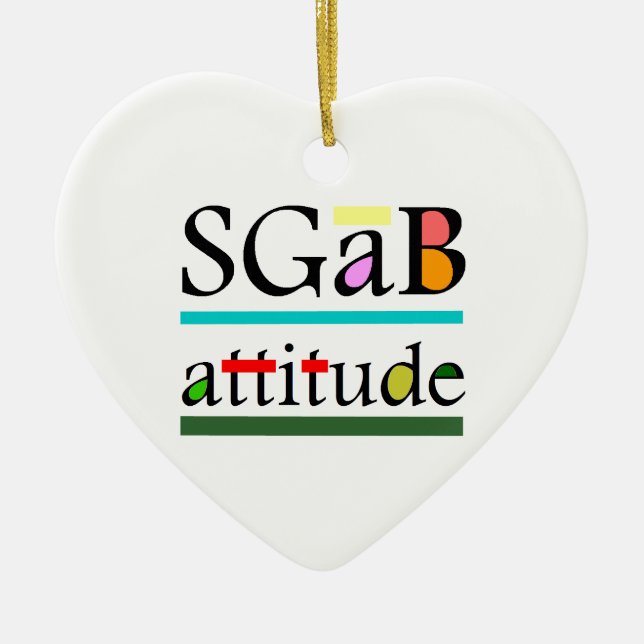 Sgab attitude ceramic ornament (Front)