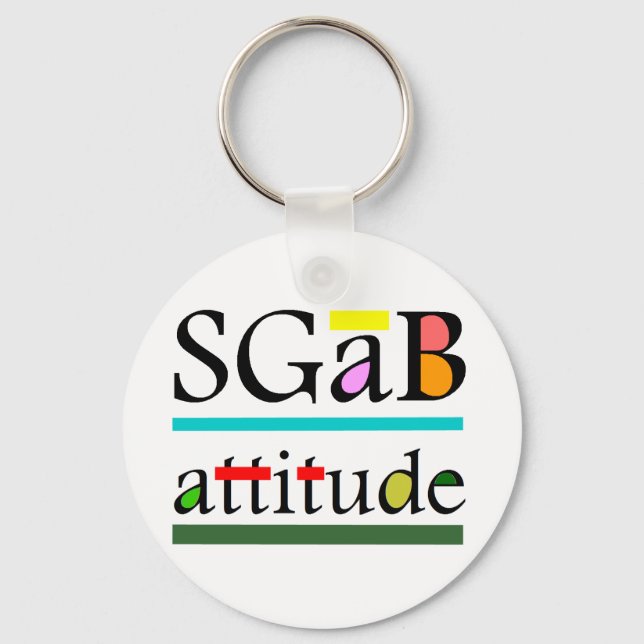 Sgab attitude key ring (Front)