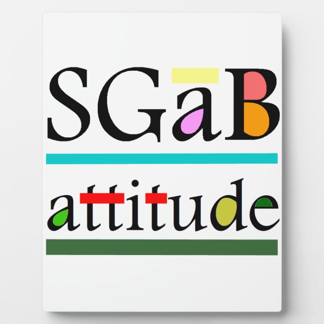 Sgab attitude plaque (Front)