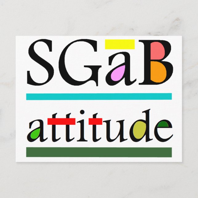 Sgab attitude postcard (Front)