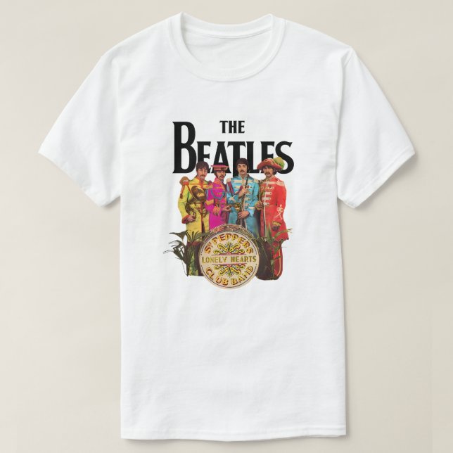 Sgt. Pepper’s Lonely Hearts Club Band Illustration T-Shirt (Design Front)