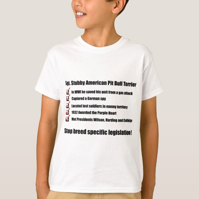 Sgt. Stubby -1 T-Shirt (Front)