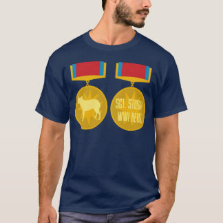 Sgt Stubby Medal of Bravery family T-Shirt