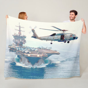 SH-60F OCEAN HAWK FLEECE BLANKET