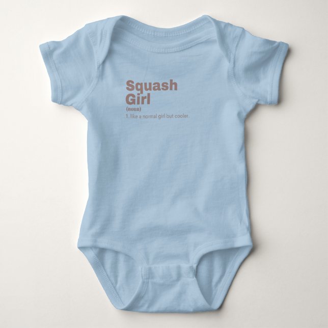 sh Girl - Squash Baby Bodysuit (Front)