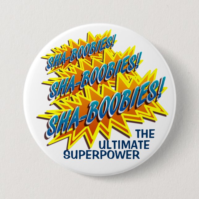 Sha-Boobies! Button (Front)