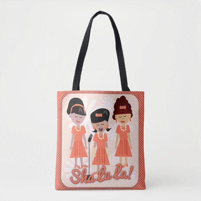 Sha La La Girl Group Cartoon Tote Bag (Front)