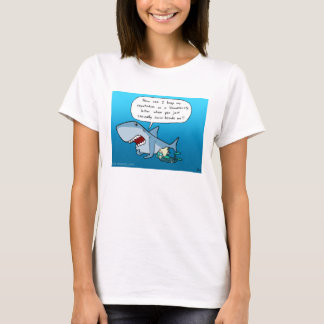 Shaaark reputation white t-shirt