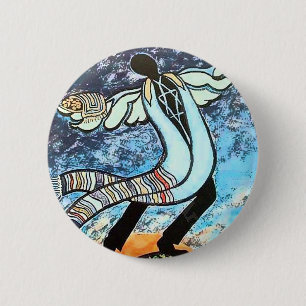 Shabbat 6 Cm Round Badge