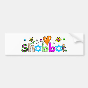 Shabbat Bumper Sticker