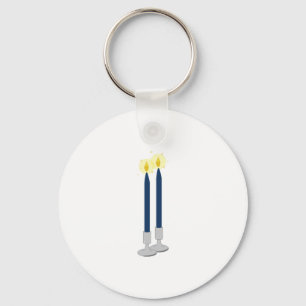 Shabbat Candle Key Ring