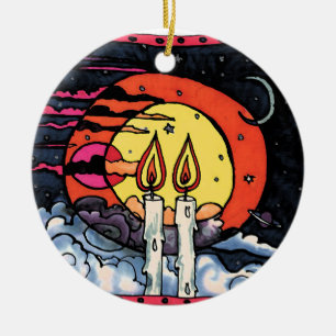 Shabbat Ceramic Ornament