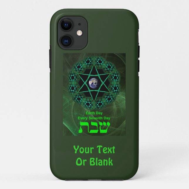 Shabbat - Earth Day Case-Mate iPhone Case (Back)