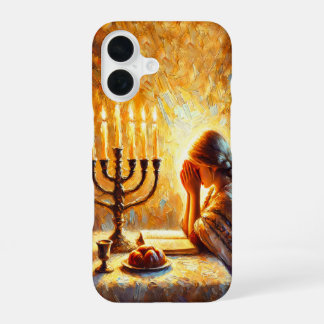 Shabbat shalom iPhone 16 case