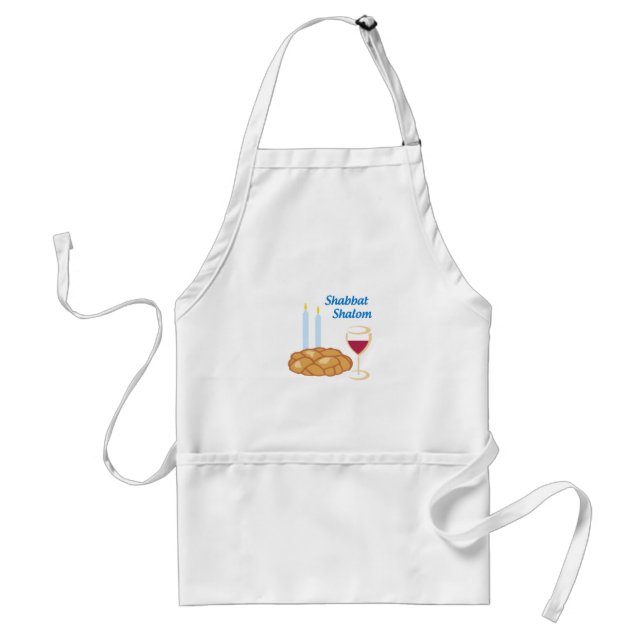 Shabbat Shalom Standard Apron (Front)