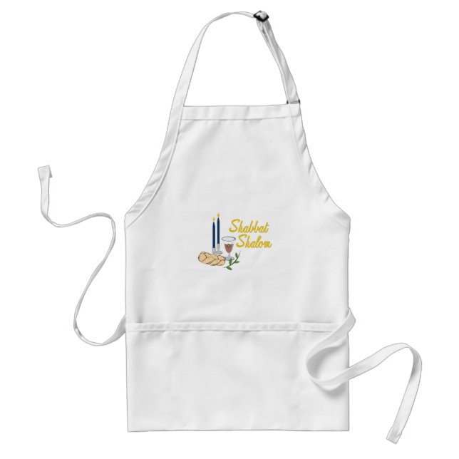Shabbat Shalom Standard Apron (Front)
