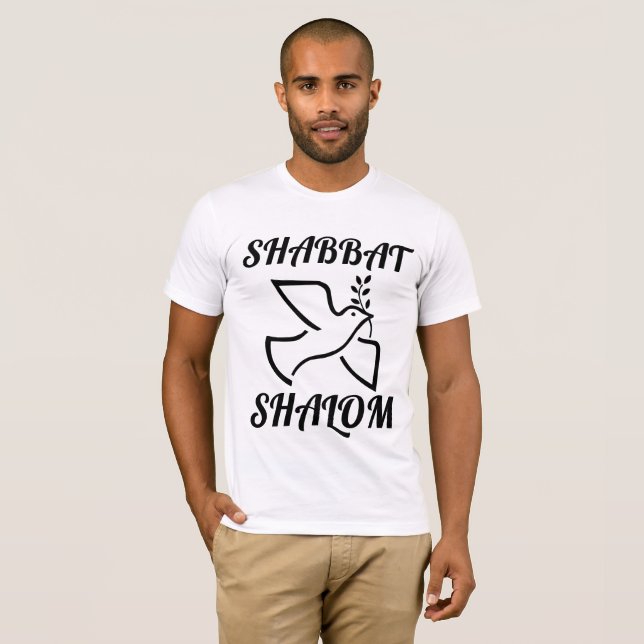 SHABBAT SHALOM T-SHIRTS (Front Full)