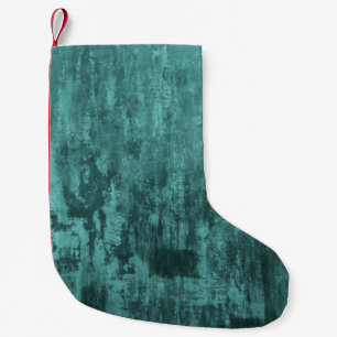 Shabby background, turquoise colour, grunge, loft, small christmas stocking