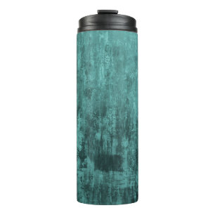 Shabby background, turquoise colour, grunge, loft, thermal tumbler