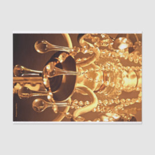 Shabby Chandelier Bling 1-Gold Tissue Paper