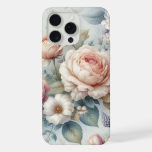 Shabby Chic Antique Rose  iPhone 15 Pro Max Case