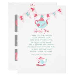 tea party thank you cards