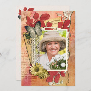 Shabby Chic Birthday Party Invitation