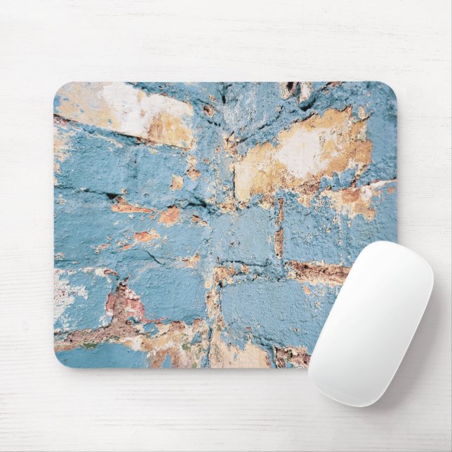 Shabby Chic Brick Mouse Pad (With Mouse)