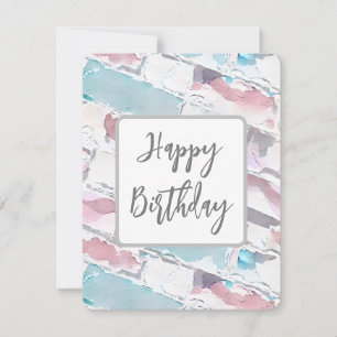 Shabby Chic Brick Texture Holiday Card