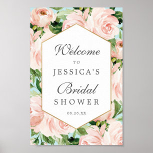 Shabby Chic Bridal Shower Welcome Sign