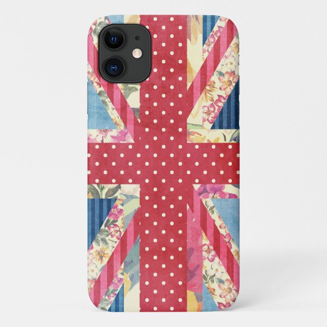 Shabby Chic | British Flag Case-Mate iPhone Case (Back)